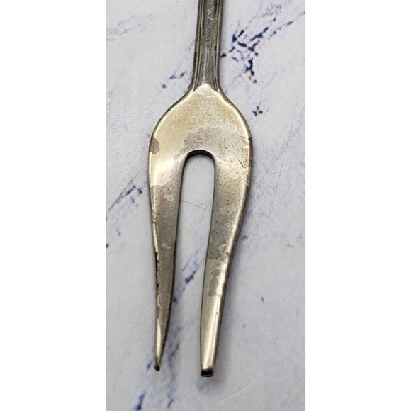 Oregon Myrtlewood Tree Vintage Souvenir Appetizer Fork Enamel Collectible - Picture 3 of 4